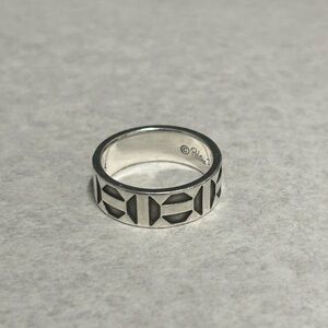 Tiffany & Co Sterling Silver Paloma Picasso Zellige Band Ring - Size 6